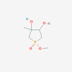 3,4-Dihydroxy-1-methoxy-3-methyl-1lambda~5~-phospholan-1-one