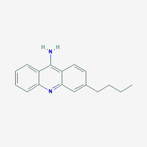 molecular formula C17H18N2 B12559266 3-Butylacridin-9-amine CAS No. 192801-56-2