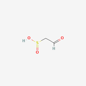 molecular formula C2H4O3S B1255927 Sulfinoacetaldehyde CAS No. 76425-74-6