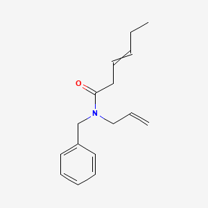 N-Benzyl-N-(prop-2-en-1-yl)hex-3-enamide