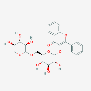 molecular formula C26H28O12 B1255932 flavonol 3-O-D-xylosyl-D-glucoside 