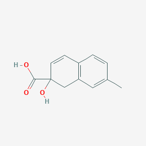 2-Hydroxy-7-methyl-1,2-dihydronaphthalene-2-carboxylic acid