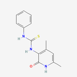 N-(4,6-Dimethyl-2-oxo-1,2-dihydropyridin-3-yl)-N'-phenylthiourea