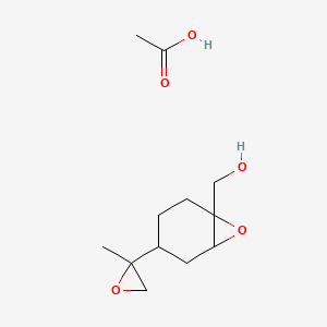 Acetic acid;[4-(2-methyloxiran-2-yl)-7-oxabicyclo[4.1.0]heptan-1-yl]methanol