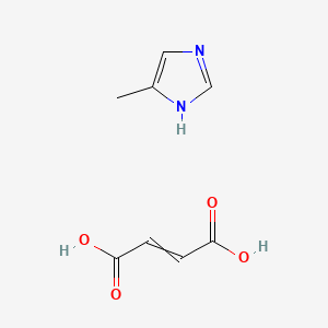 molecular formula C8H10N2O4 B12559345 But-2-enedioic acid--5-methyl-1H-imidazole (1/1) CAS No. 191599-30-1