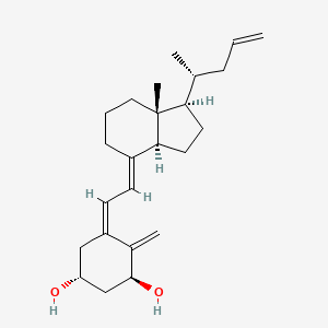 (1S)-1-hydroxy-23,24-didehydro-25,26,27-trinorcalciol