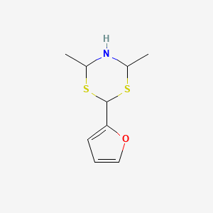 2-(Furan-2-yl)-4,6-dimethyl-1,3,5-dithiazinane