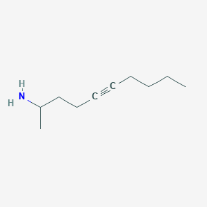 Dec-5-YN-2-amine