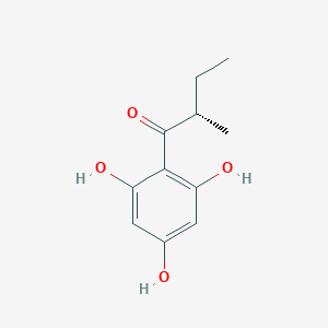 molecular formula C11H14O4 B1255942 2-Methylbutanoyl phloroglucinol 