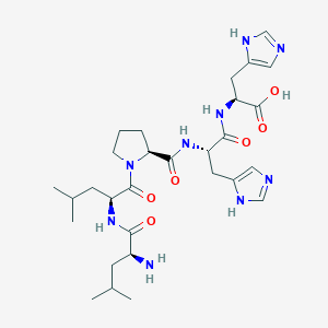 L-Leucyl-L-leucyl-L-prolyl-L-histidyl-L-histidine