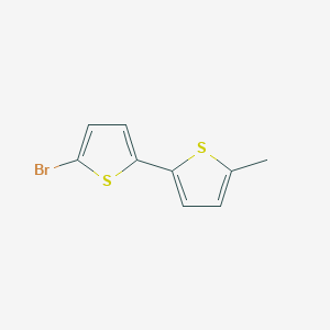 molecular formula C9H7BrS2 B12559440 5-Bromo-5'-methyl-2,2'-bithiophene CAS No. 146796-00-1