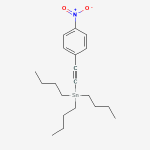 Tributyl[(4-nitrophenyl)ethynyl]stannane