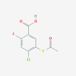 5-(Acetylsulfanyl)-4-chloro-2-fluorobenzoic acid