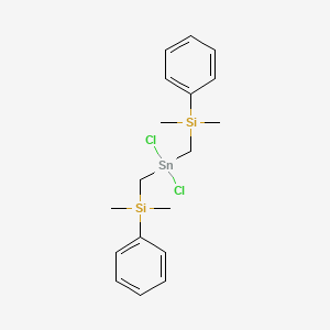 [(Dichlorostannanediyl)bis(methylene)]bis[dimethyl(phenyl)silane]