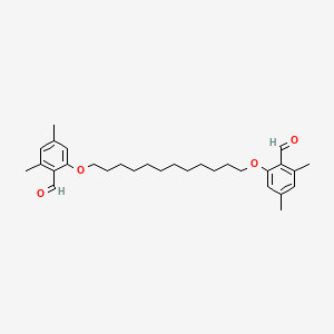 2,2'-[Dodecane-1,12-diylbis(oxy)]bis(4,6-dimethylbenzaldehyde)