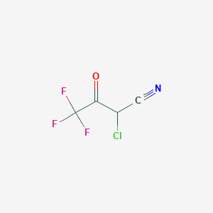 2-Chloro-4,4,4-trifluoro-3-oxobutanenitrile