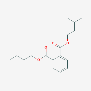 molecular formula C17H24O4 B12559547 Phthalic acid, butyl 3-methylbutyl ester CAS No. 144648-76-0