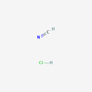 molecular formula CH2ClN B12559550 Hydrogen chloride hydrogen cyanide CAS No. 145791-03-3