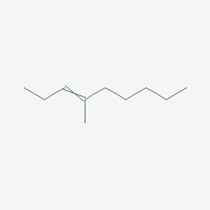 molecular formula C10H20 B12559560 4-Methylnon-3-ene CAS No. 184170-89-6