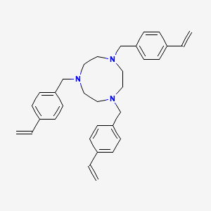 molecular formula C33H39N3 B12559563 1,4,7-Tris[(4-ethenylphenyl)methyl]-1,4,7-triazonane CAS No. 188116-54-3