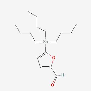 2-Furancarboxaldehyde, 5-(tributylstannyl)-