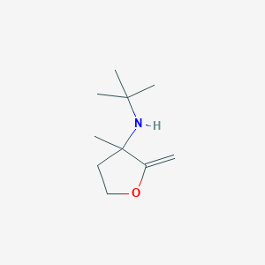 3-Furanamine, N-(1,1-dimethylethyl)tetrahydro-3-methyl-2-methylene-