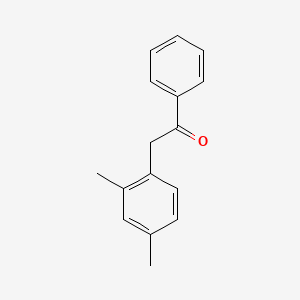 molecular formula C16H16O B12559629 2-(2,4-Dimethylphenyl)-1-phenylethan-1-one CAS No. 143301-49-9