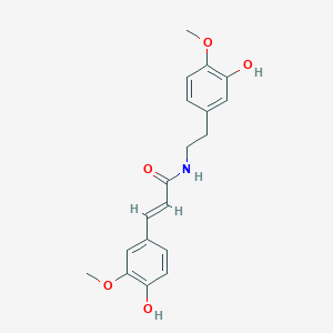 B1255964 N-trans-feruloyl-4'-O-methyldopamine CAS No. 78510-20-0