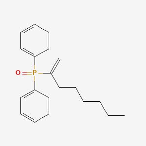 Phosphine oxide, (1-methyleneheptyl)diphenyl-