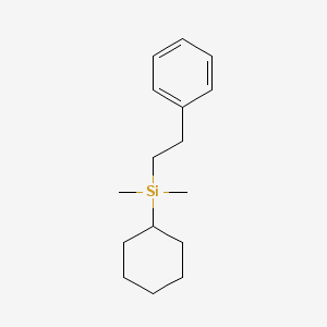 Cyclohexyl(dimethyl)(2-phenylethyl)silane