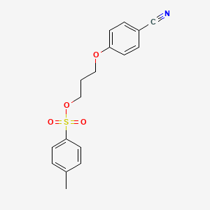 3-(4-Cyanophenoxy)propyl 4-methylbenzene-1-sulfonate