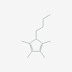 molecular formula C13H22 B12559710 5-Butyl-1,2,3,4-tetramethylcyclopenta-1,3-diene CAS No. 144776-47-6