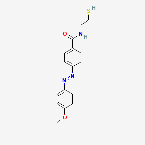 molecular formula C17H19N3O2S B12559742 4-[(E)-(4-Ethoxyphenyl)diazenyl]-N-(2-sulfanylethyl)benzamide CAS No. 170711-48-5