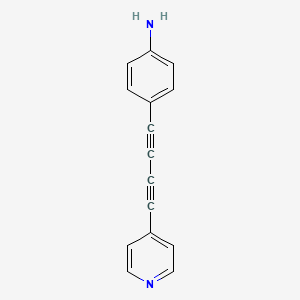 4-[4-(Pyridin-4-yl)buta-1,3-diyn-1-yl]aniline