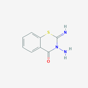 3-amino-2-imino-2,3-dihydro-4H-1,3-benzothiazin-4-one