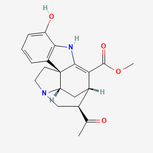 molecular formula C20H22N2O4 B1255980 (-)-Alstolucine E 