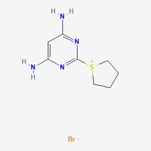 1-(4,6-Diaminopyrimidin-2-yl)thiolan-1-ium bromide