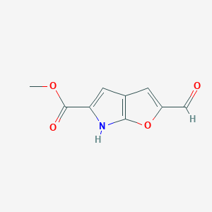 Methyl 2-formyl-6H-furo[2,3-b]pyrrole-5-carboxylate