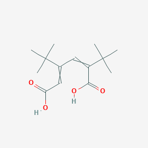 2,4-Di-tert-butylhexa-2,4-dienedioic acid