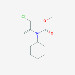 Methyl (3-chloroprop-1-en-2-yl)cyclohexylcarbamate