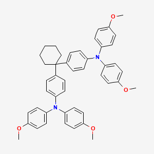 4-[1-[4-(4-methoxy-N-(4-methoxyphenyl)anilino)phenyl]cyclohexyl]-N,N-bis(4-methoxyphenyl)aniline