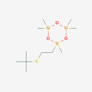 2-[2-(tert-Butylsulfanyl)ethyl]-2,4,4,6,6-pentamethyl-1,3,5,2,4,6-trioxatrisilinane