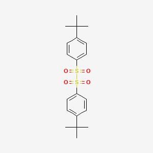 molecular formula C20H26O4S2 B12559917 1,2-Bis(4-tert-butylphenyl)-1,1,2,2-tetraoxo-1lambda~6~,2lambda~6~-disulfane CAS No. 188940-57-0