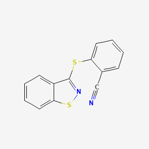 3-(2-Cyanophenylthio)-1,2-benzisothiazole