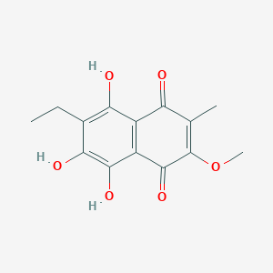 6-Ethyl-5,7,8-trihydroxy-2-methoxy-3-methylnaphthalene-1,4-dione