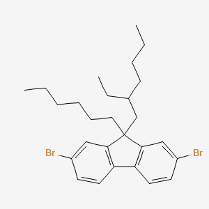 2,7-Dibromo-9-(2-ethylhexyl)-9-hexyl-9H-fluorene