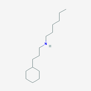 molecular formula C15H31N B12559939 N-(3-Cyclohexylpropyl)hexan-1-amine CAS No. 143118-56-3