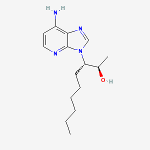 molecular formula C15H24N4O B1256002 erythro-9-(2-Hydroxy-3-nonyl)-1-deazaadenine CAS No. 103298-49-3