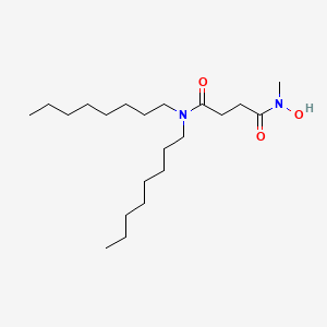 molecular formula C21H42N2O3 B12560062 N~1~-Hydroxy-N~1~-methyl-N~4~,N~4~-dioctylbutanediamide CAS No. 175665-44-8