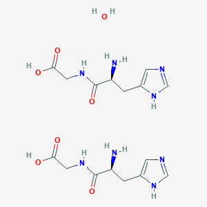 molecular formula C16H26N8O7 B12560078 L-Histidylglycine--water (2/1) CAS No. 193359-65-8